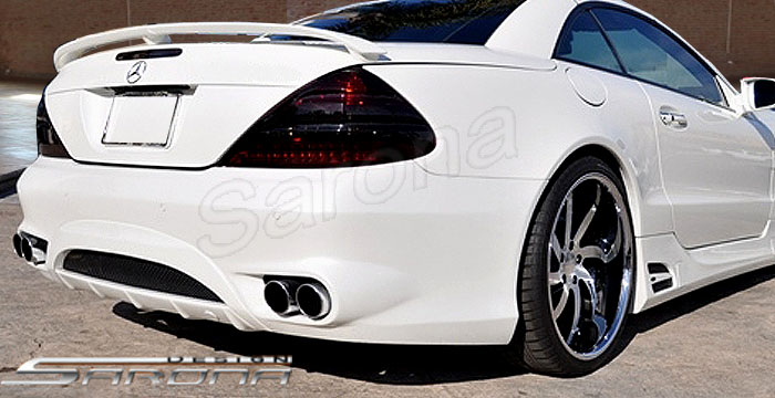 Custom Mercedes SL Rear Bumper  Convertible (2003 - 2012) - $890.00 (Part #MB-013-RB)